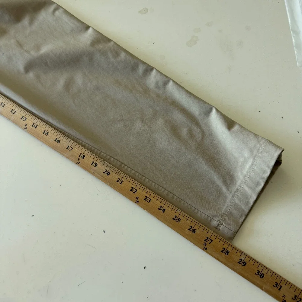 Lululemon Commission Slim Fit Pant 30 x 28 Tan Khaki Warpstreme LM5AQHS